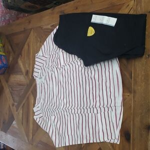 2 pcs Old Navy Top & Cat & Jack black leggings
